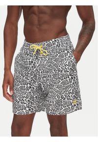 Guess Szorty kąpielowe F5GT04 WG2D2 Czarny Regular Fit. Kolor: czarny. Materiał: syntetyk