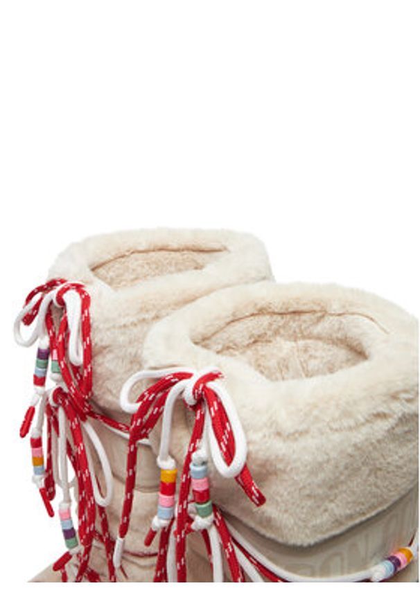 Moon Boot Śniegowce 80D1408990 Beżowy. Kolor: beżowy. Materiał: materiał