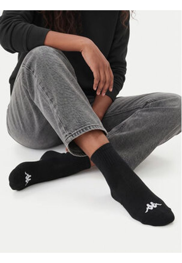 Kappa Skarpety długie CEO_KR_FRESH_SS26 (3-PACK) Czarny. Kolor: czarny. Materiał: bawełna
