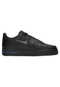 Buty do chodzenia męskie Nike Air Force 1 Jewel. Kolor: wielokolorowy, czarny. Materiał: materiał, skóra. Szerokość cholewki: normalna. Model: Nike Air Force. Sport: turystyka piesza