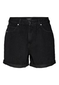 Vero Moda Szorty jeansowe Zuri 10279493 Czarny Regular Fit. Kolor: czarny. Materiał: bawełna #2