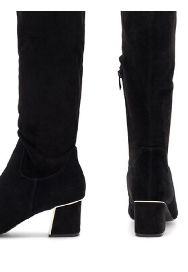 Lasocki Kozaki WYL3564-2Z Czarny. Kolor: czarny. Materiał: skóra, zamsz