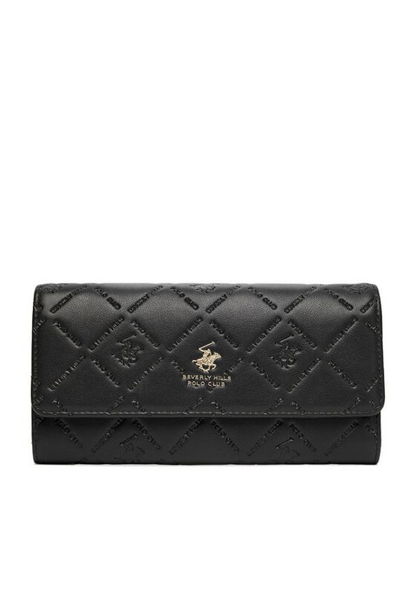 Beverly Hills Polo Club Portfel CEO-BHPC-W1-007-AW25 Czarny. Kolor: czarny. Materiał: materiał, syntetyk