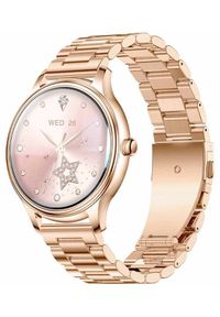 Smartwatch Colmi L28 Złoty (L28 gold steel). Rodzaj zegarka: smartwatch. Kolor: złoty #1