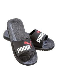 Klapki męskie Puma Purecat. Kolor: czarny. Materiał: syntetyk, materiał #1