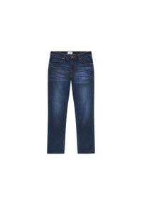 Wrangler - WRANGLER MĘSKIE SPODNIE JEANSOWE GREENSBORO OUTLAW INDIGO 112360405 W15Q008826