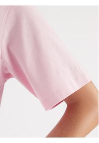 Selected Femme T-Shirt 16085609 Różowy Loose Fit. Kolor: różowy. Materiał: bawełna