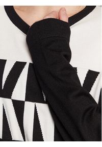DKNY Sukienka dzianinowa DD2GN305 Czarny Regular Fit. Kolor: czarny. Materiał: dzianina, wiskoza #4