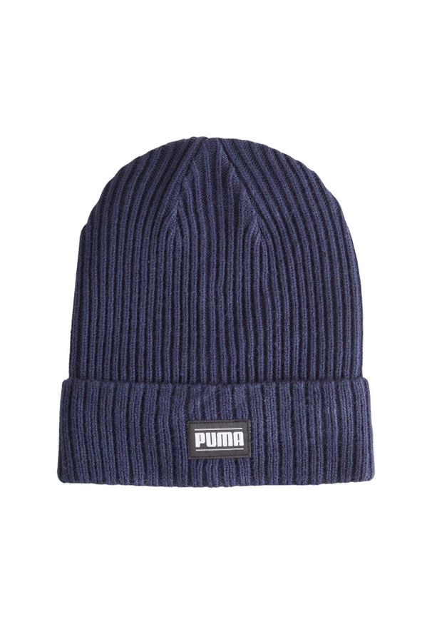 Czapka Puma Ribbed Classic Cuff Beanie. Kolor: niebieski