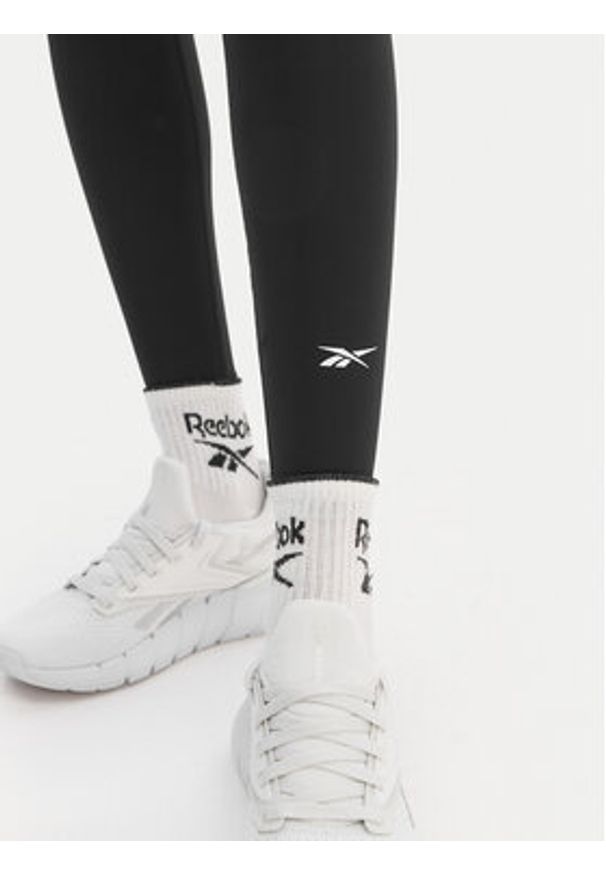 Reebok Legginsy Reebok x Ewa Chodakowska Zuzka RK25619CCW Czarny Slim Fit. Kolor: czarny. Materiał: syntetyk