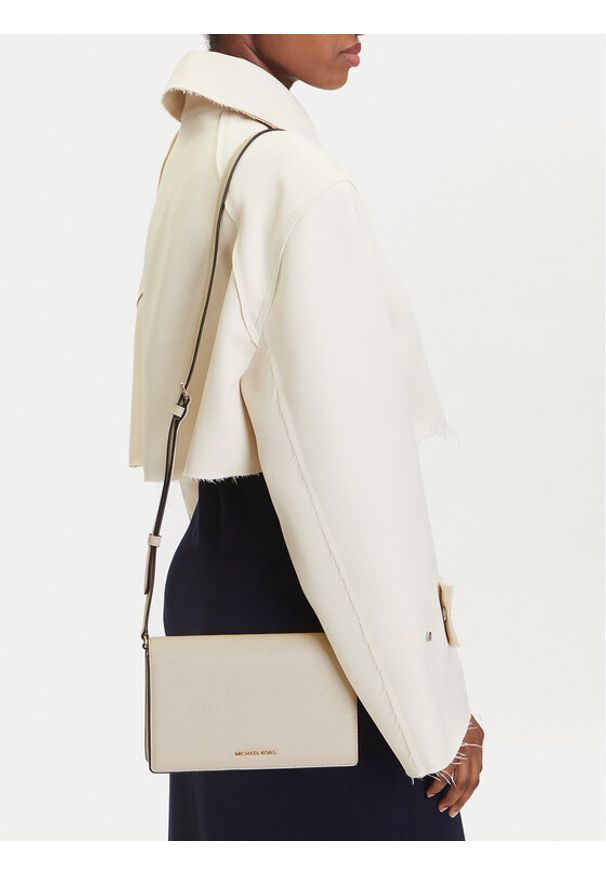 MICHAEL Michael Kors Torebka Jet Set Medium 32S4GJ6C6L Écru. Materiał: skórzane