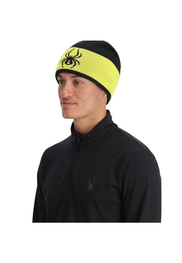 Czapka zimowa Spyder Shelby. Kolor: wielokolorowy, żółty, czarny. Sezon: zima. Styl: sportowy