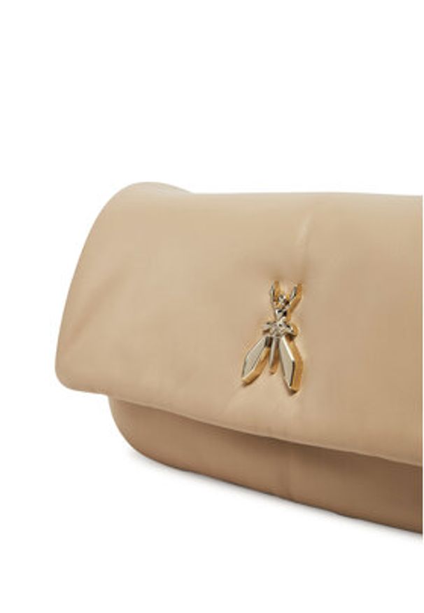 Patrizia Pepe Torebka 8B0220/L113 B732 Beżowy. Kolor: beżowy. Materiał: skórzane