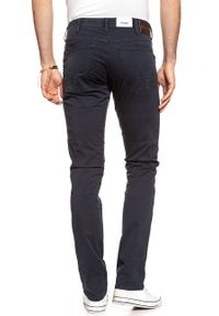 Wrangler - WRANGLER LARSTON NAVY WASHED W18S5849I. Materiał: materiał #6