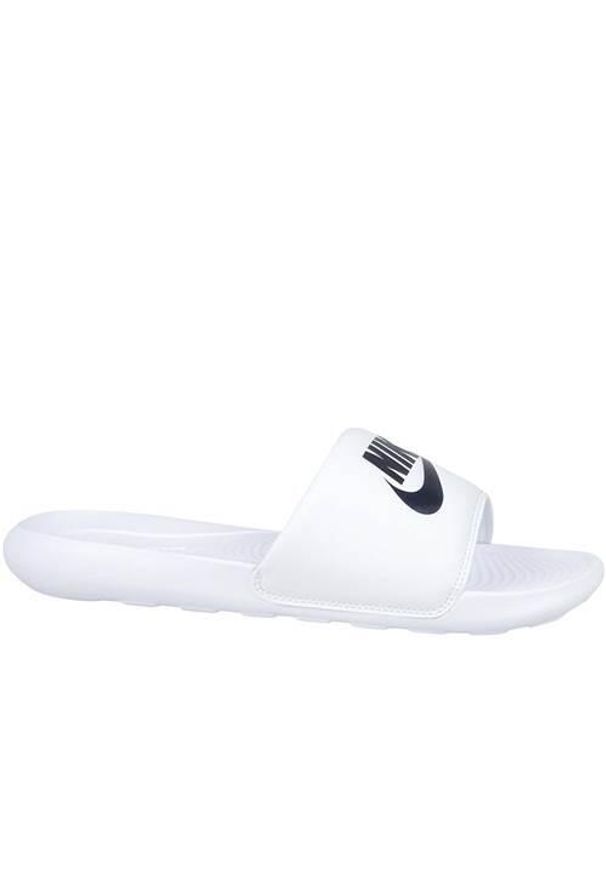 Klapki damskie Nike Victori One. Kolor: biały. Materiał: syntetyk, materiał