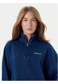 Guess Jeans Bluza W5YQ10 KCXQ1 Granatowy Regular Fit. Kolor: niebieski. Materiał: bawełna #4