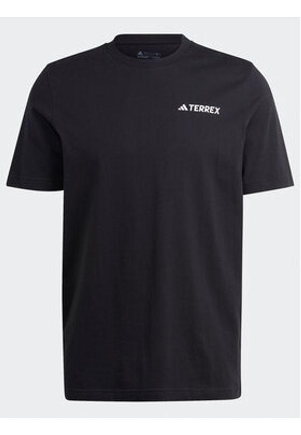 Adidas - adidas T-Shirt II6060 Czarny Regular Fit. Kolor: czarny. Materiał: bawełna
