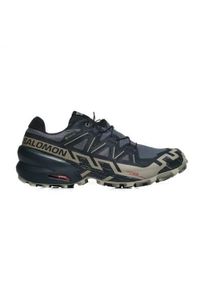 salomon - Buty do biegania męskie Salomon L47465500. Kolor: wielokolorowy, szary, beżowy, brązowy. Materiał: materiał, syntetyk. Szerokość cholewki: normalna