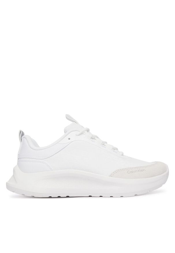 Sneakersy Calvin Klein. Kolor: biały