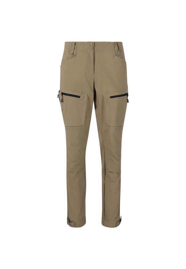 Spodnie damskie Whistler Kodiak. Kolor: szary, brązowy, wielokolorowy. Sezon: lato. Sport: turystyka piesza