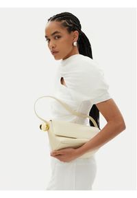 JACQUEMUS Torebka Le Rond Carre 24H243BA383-3171 Écru. Materiał: skórzane #6