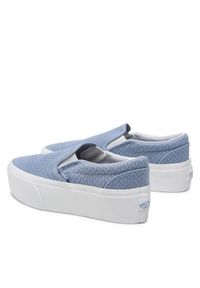 Vans Tenisówki Classic Slip-O VN0A7Q5RBD21 Niebieski. Kolor: niebieski. Materiał: materiał #3