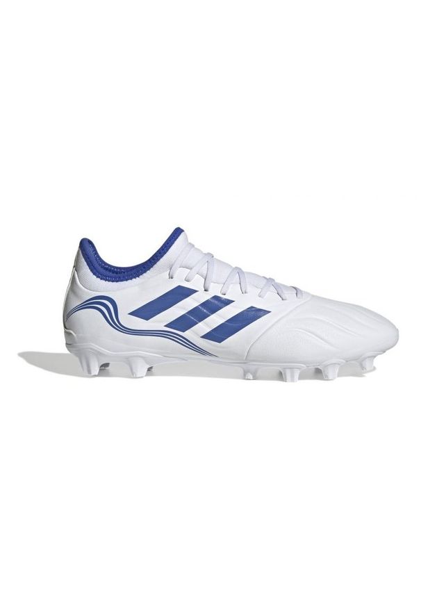 Adidas - Buty piłkarskie adidas Copa Sense.3 Mg M GW3549 białe białe. Zapięcie: sznurówki. Kolor: biały. Materiał: guma, skóra. Sport: piłka nożna
