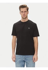 Calvin Klein Jeans T-Shirt Painted J30J327523 Czarny Regular Fit. Kolor: czarny. Materiał: bawełna