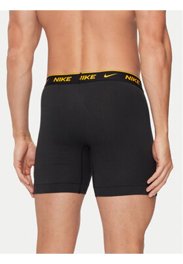 Nike Komplet 3 par bokserek 0000KE1007 Kolorowy Regular Fit. Materiał: bawełna. Wzór: kolorowy
