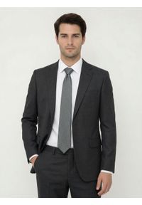 Krawat Męski - Angelo di Monti - Szary, Delikatny Wzór. Kolor: szary. Materiał: tkanina. Styl: elegancki, wizytowy #3