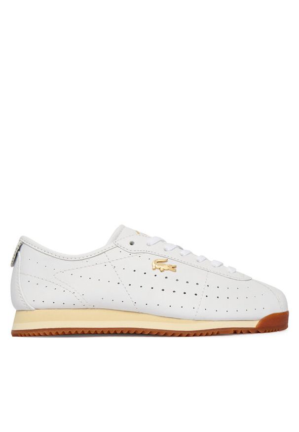 Lacoste Sneakersy Club-Low 51SFA0177 Biały. Kolor: biały. Materiał: skóra