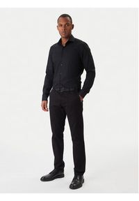 BOSS Koszula H-Hank 50550925 Czarny Slim Fit. Kolor: czarny. Materiał: bawełna #3