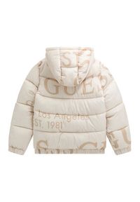 Guess Kids Kurtka zimowa H5BJ00 WCFM0 Beżowy Regular Fit. Kolor: beżowy. Materiał: syntetyk. Sezon: zima