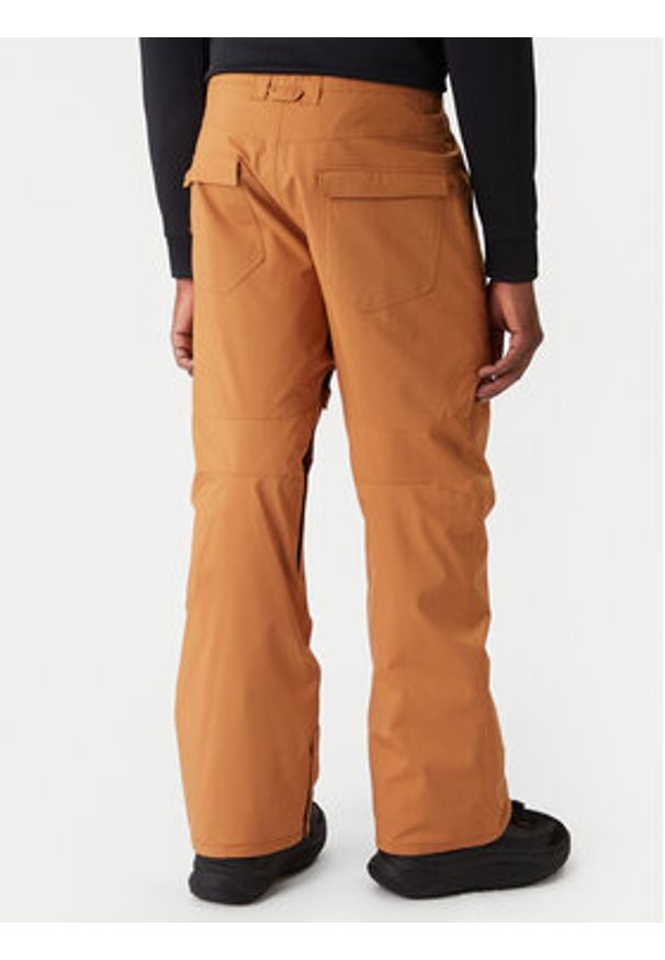 Quiksilver Spodnie snowboardowe Estate EQYTP03237 Brązowy Slim Fit. Kolor: brązowy. Materiał: syntetyk. Sport: snowboard