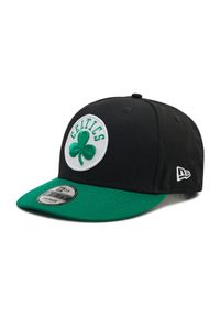 New Era Czapka z daszkiem Boston Celtics Logo 9Fifty 12122726 Czarny. Kolor: czarny. Materiał: materiał
