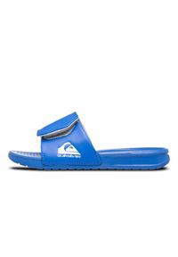 Quiksilver - Klapki basenowe dla Chłopców BRIGHT COAST. Kolor: niebieski. Materiał: syntetyk. Styl: sportowy