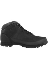 Buty do chodzenia męskie Timberland Euro Sprint Hiker. Wysokość cholewki: za kostkę. Zapięcie: sznurówki. Kolor: czarny. Materiał: syntetyk, tkanina, skóra, materiał. Szerokość cholewki: normalna. Sezon: zima. Sport: bieganie, turystyka piesza