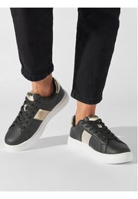 Just Cavalli Sneakersy 74RB3SB2 Czarny. Kolor: czarny. Materiał: skóra #4