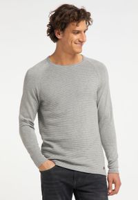 Mustang - MUSTANG EMIL C STRUCTURE MĘSKI LONGSLEEVE KOSZULKA 1010603 4140. Długość rękawa: długi rękaw #9