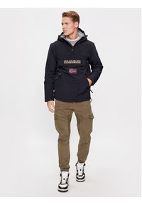 Napapijri Kurtka anorak Rainforest Pocket 2 NP0A4GMD Czarny Regular Fit. Kolor: czarny. Materiał: syntetyk #3