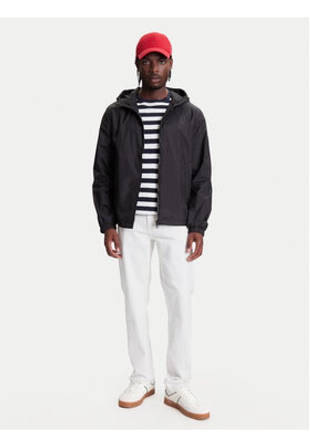 TOMMY HILFIGER - Tommy Hilfiger Kurtka przejściowa MW0MW40225 Czarny Regular Fit. Kolor: czarny. Materiał: syntetyk