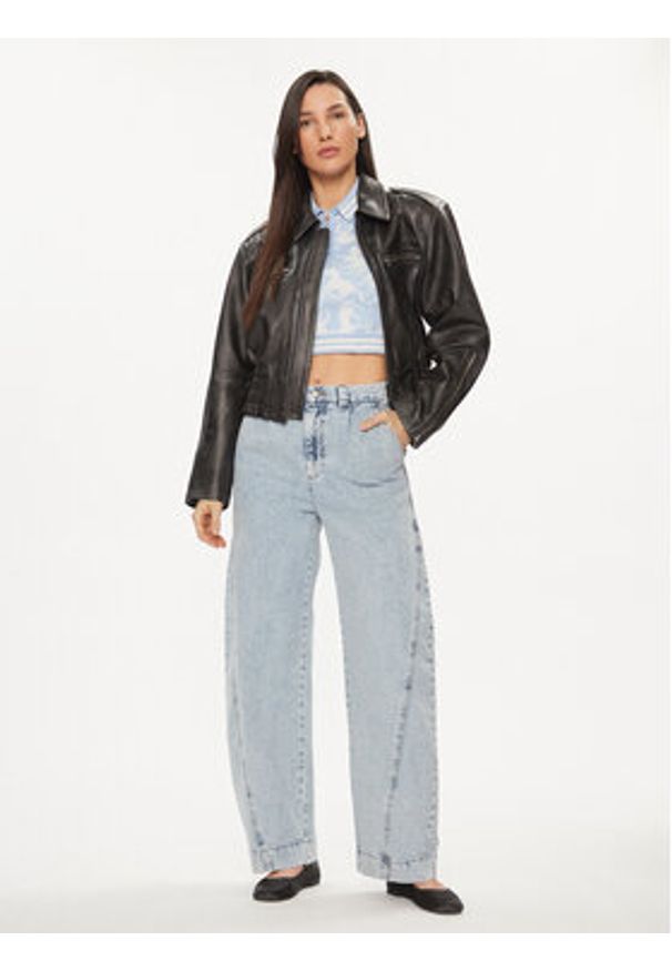 United Colors of Benetton - United Colors Of Benetton Jeansy 4VUCDE01M Niebieski Relaxed Fit. Kolor: niebieski