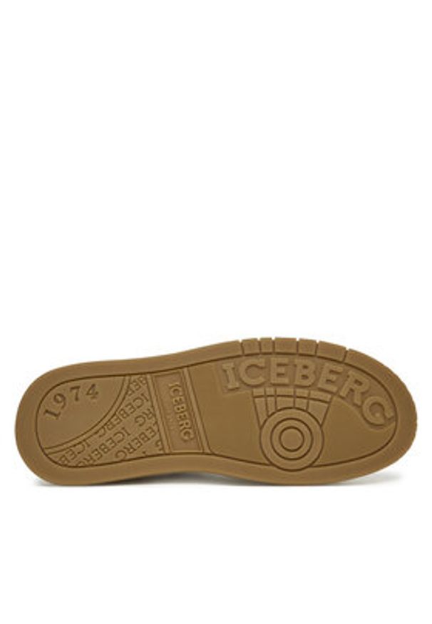 Iceberg Sneakersy IU17240C Écru. Materiał: skóra