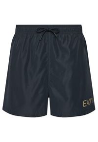 EA7 Emporio Armani Szorty kąpielowe 7M002000 AF13049 MC004 Czarny Regular Fit. Kolor: czarny. Materiał: syntetyk #5