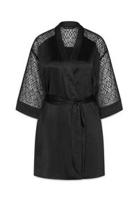 Triumph Szlafrok A Weekend To Remember 10227185 Czarny. Kolor: czarny. Materiał: syntetyk #5