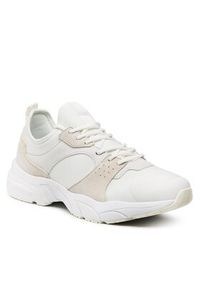 Calvin Klein Jeans Sneakersy Retro Tennis Sock YM0YM00590 Biały. Kolor: biały. Materiał: materiał #3