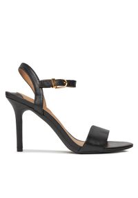 Lauren Ralph Lauren - LAUREN RALPH LAUREN Sandały 802940588001 Czarny. Kolor: czarny. Materiał: skóra #1