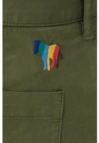 PS PAUL SMITH - PS Paul Smith spodnie męskie kolor zielony w fasonie cargo. Kolor: zielony #3