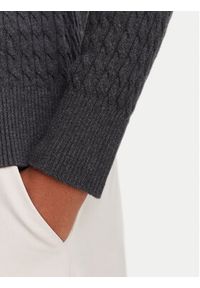 TOMMY HILFIGER - Tommy Hilfiger Sweter WW0WW44993 Szary ciemny Regular Fit. Kolor: szary. Materiał: bawełna #2