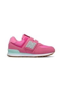 Buty do chodzenia dziewczęce New Balance 574. Kolor: różowy. Model: New Balance 574. Sport: turystyka piesza